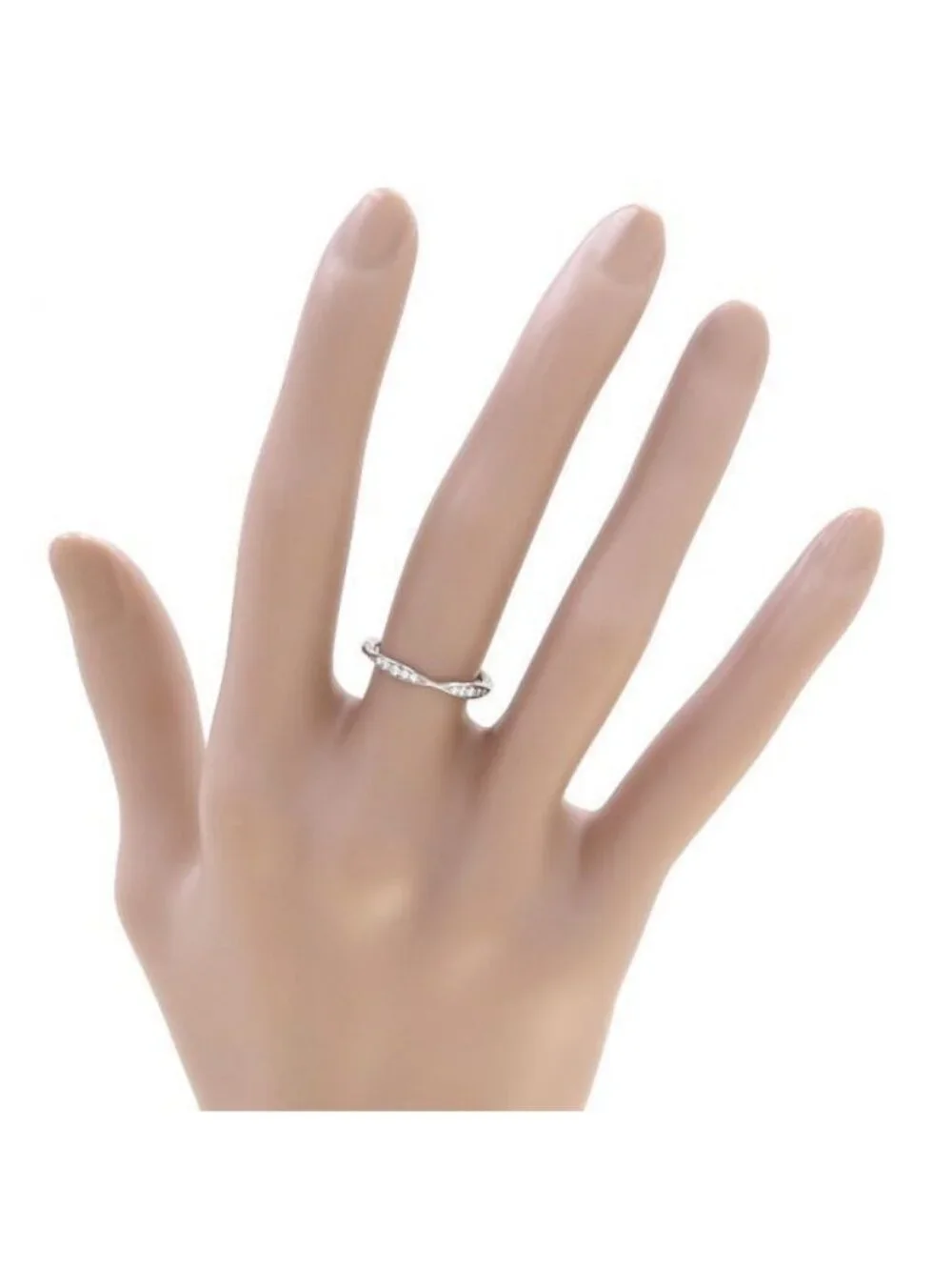 Chanel Camellia Collection Ring Half Eternity